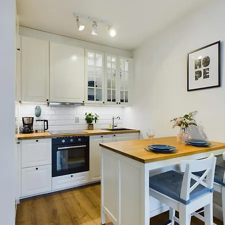 Elegancki Apartament Blisko Rzeki W Krakowie Z Biurkiem Do Pracy Zdalnej By Renters *