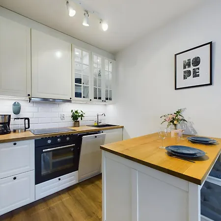 Elegancki Apartament Blisko Rzeki W Krakowie Z Biurkiem Do Pracy Zdalnej By Renters *